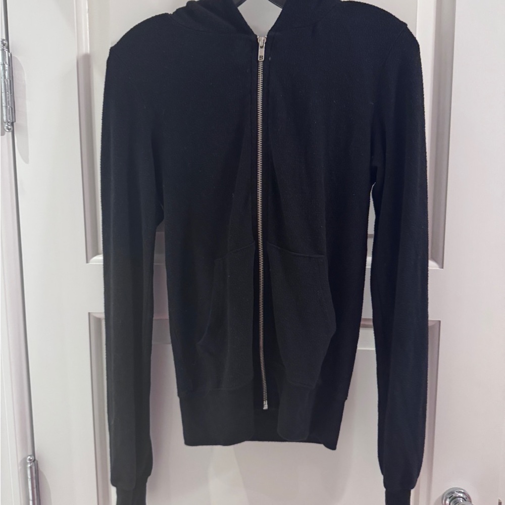 Black Zip-Up Sweater
